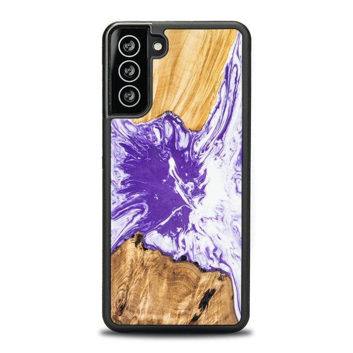 Samsung Galaxy S21 Plus Resin & Wood Phone Case - SYNERGY#A79