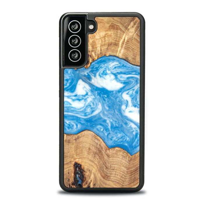 Samsung Galaxy S21 Plus Resin & Wood Phone Case - SYNERGY#B03