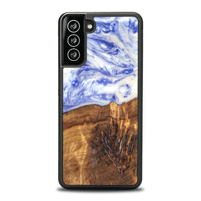 Samsung Galaxy S21 Plus Resin & Wood Phone Case - SYNERGY#B04