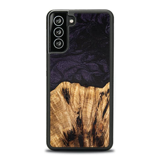 Samsung Galaxy S21 Plus Etui na telefon z żywicy i drewna - SYNERGY#C31