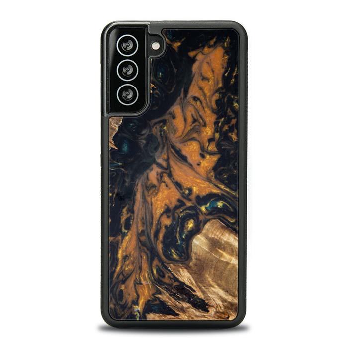 Samsung Galaxy S21 Plus Etui na telefon z żywicy i drewna - Synergy#162