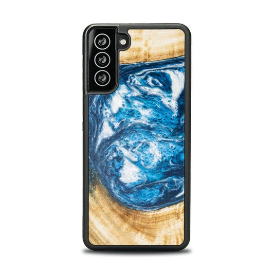 Samsung Galaxy S21 Handyhülle aus Kunstharz und Holz - SYNERGY#350