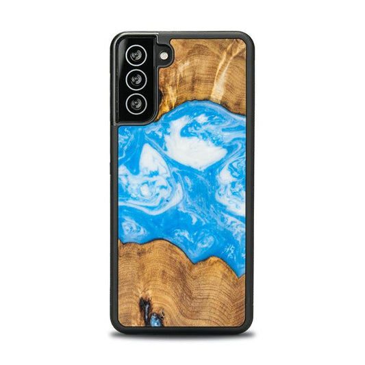 Samsung Galaxy S21 Resin & Wood Phone Case - SYNERGY#A32
