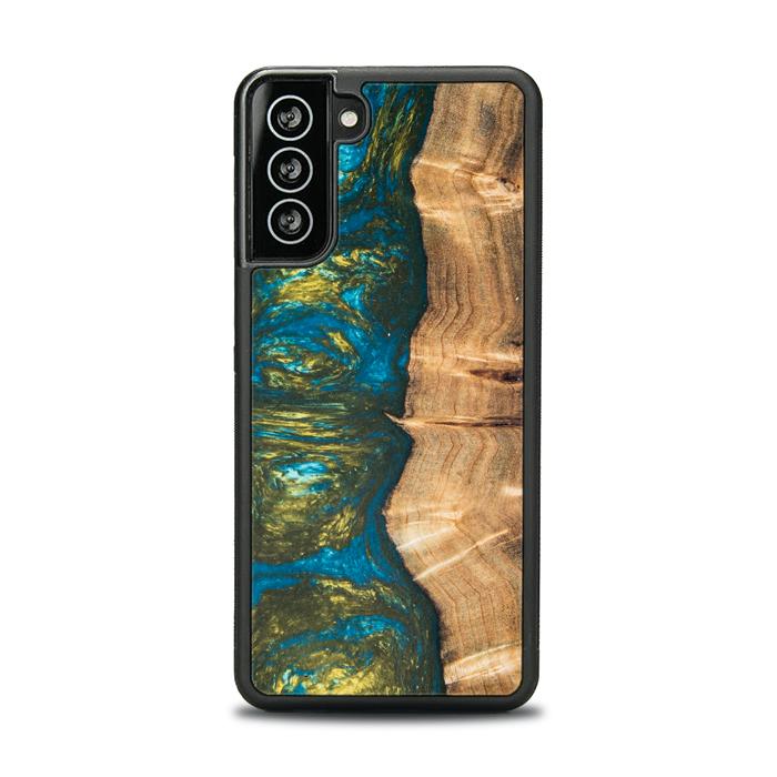 Samsung Galaxy S21 Handyhülle aus Kunstharz und Holz - SYNERGY# A75