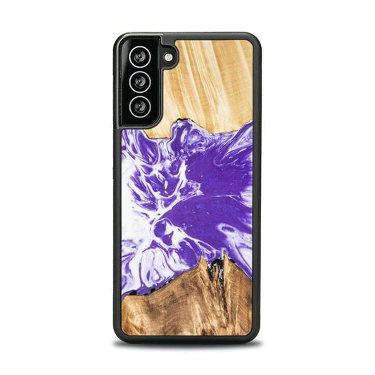 Samsung Galaxy S21 Resin & Wood Phone Case - SYNERGY#A78