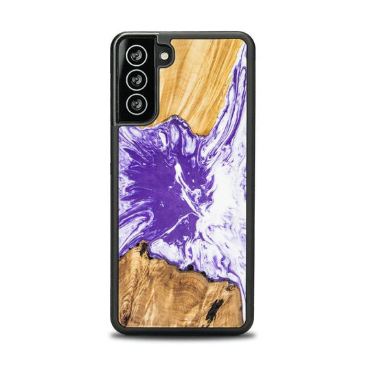 Samsung Galaxy S21 Resin & Wood Phone Case - SYNERGY#A79