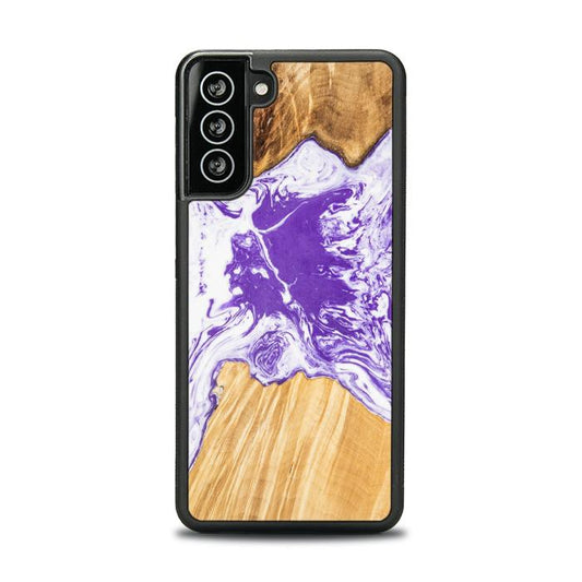 Samsung Galaxy S21 Resin & Wood Phone Case - SYNERGY#A80