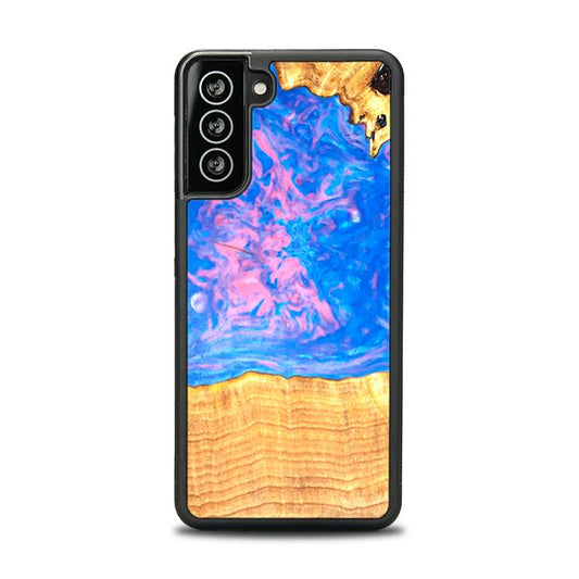 Samsung Galaxy S21 Resin & Wood Phone Case - SYNERGY#B23