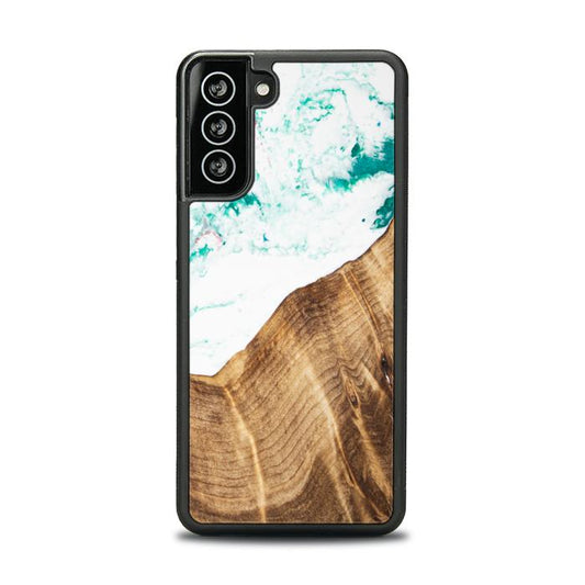 Samsung Galaxy S21 Resin & Wood Phone Case - SYNERGY#C14