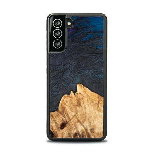 Samsung Galaxy S21 Resin & Wood Phone Case - Synergy#C5