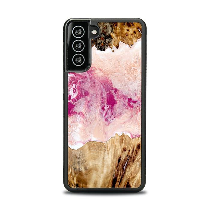 Samsung Galaxy S21 Resin & Wood Phone Case - Synergy#D119
