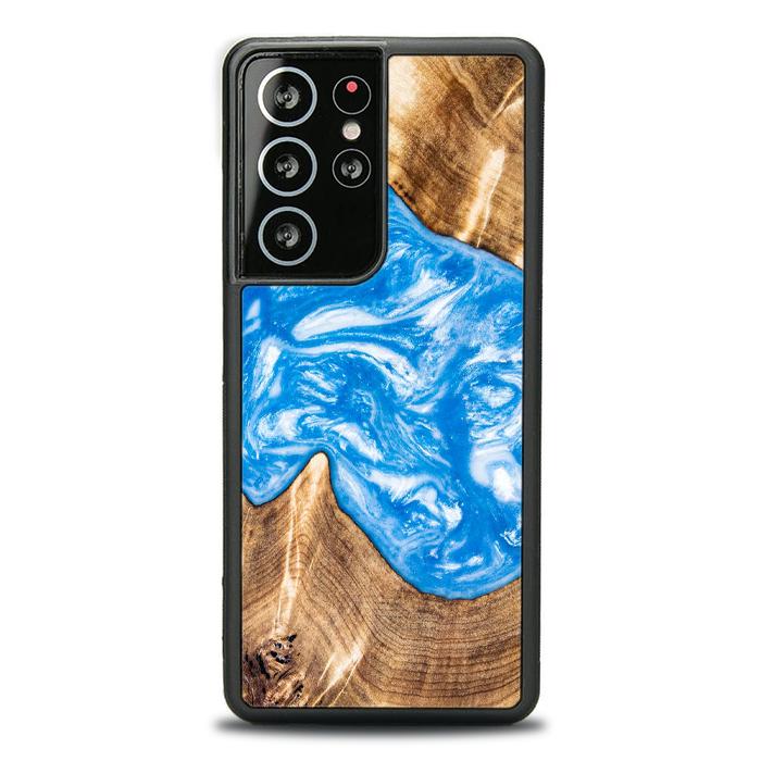 Samsung Galaxy S21 Ultra Etui na telefon z żywicy i drewna - SYNERGY#325