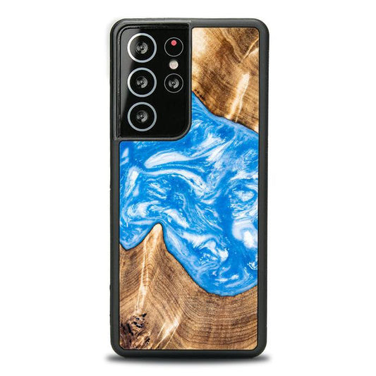 Samsung Galaxy S21 Ultra Etui na telefon z żywicy i drewna - SYNERGY#325