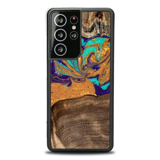Samsung Galaxy S21 Ultra Resin & Wood Phone Case - SYNERGY#A122