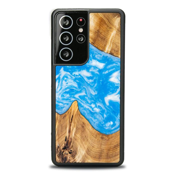 Samsung Galaxy S21 Ultra Etui na telefon z żywicy i drewna - SYNERGY# A26