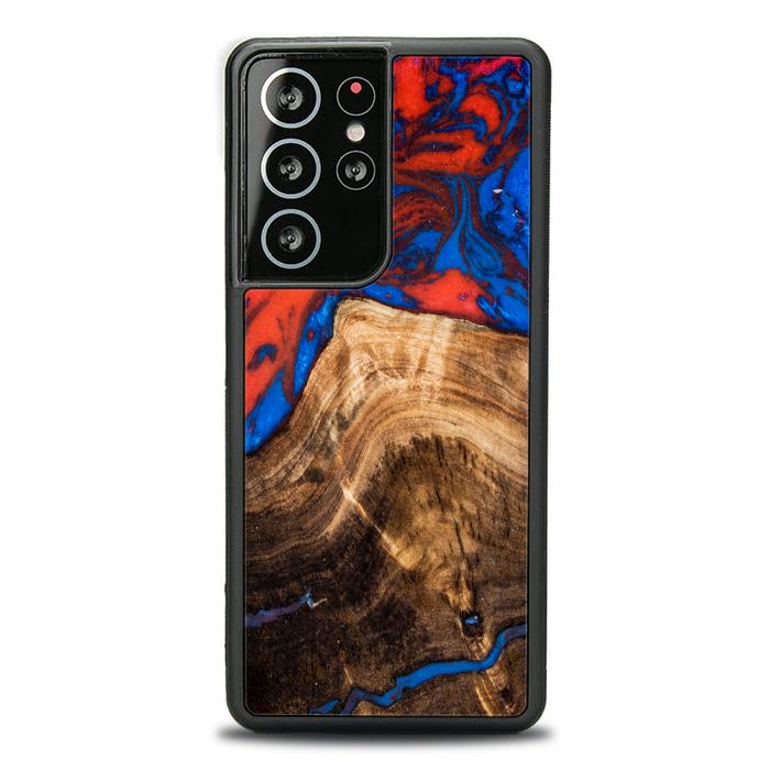 Samsung Galaxy S21 Ultra Resin & Wood Phone Case - SYNERGY#A82