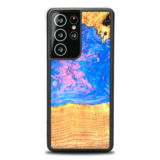 Samsung Galaxy S21 Ultra Etui na telefon z żywicy i drewna - SYNERGY#B23