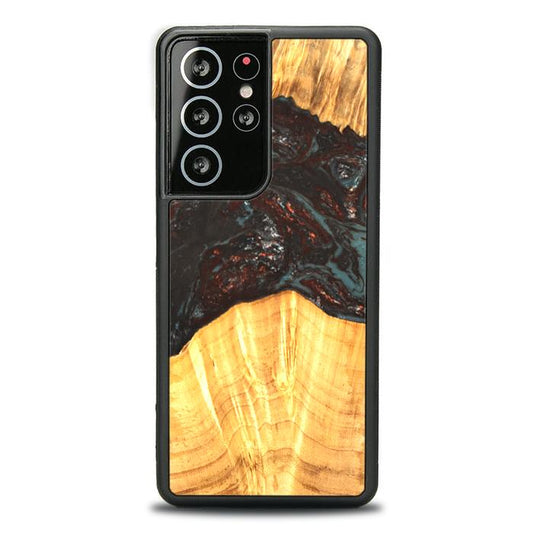 Samsung Galaxy S21 Ultra Resin & Wood Phone Case - SYNERGY#B42