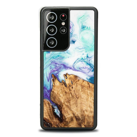 Samsung Galaxy S21 Ultra Etui na telefon z żywicy i drewna - SYNERGY#C17