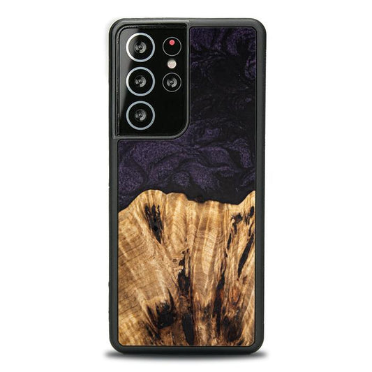 Samsung Galaxy S21 Ultra Handyhülle aus Kunstharz und Holz - SYNERGY#C31