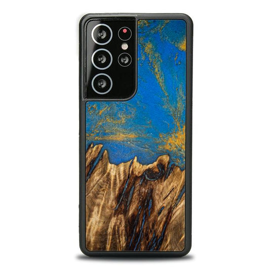 Samsung Galaxy S21 Ultra Etui na telefon z żywicy i drewna - SYNERGY#C43