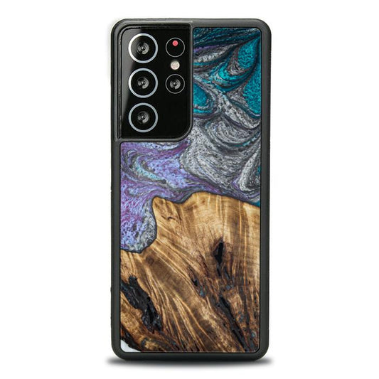 Samsung Galaxy S21 Ultra Handyhülle aus Kunstharz und Holz - SYNERGY#C47