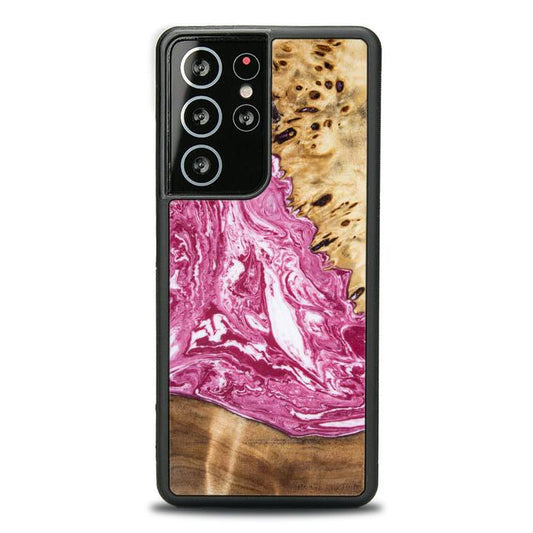 Samsung Galaxy S21 Ultra Resin & Wood Phone Case - Synergy#129