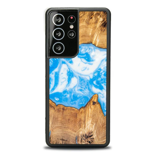 Samsung Galaxy S21 Ultra Resin & Wood Phone Case - Synergy#A34