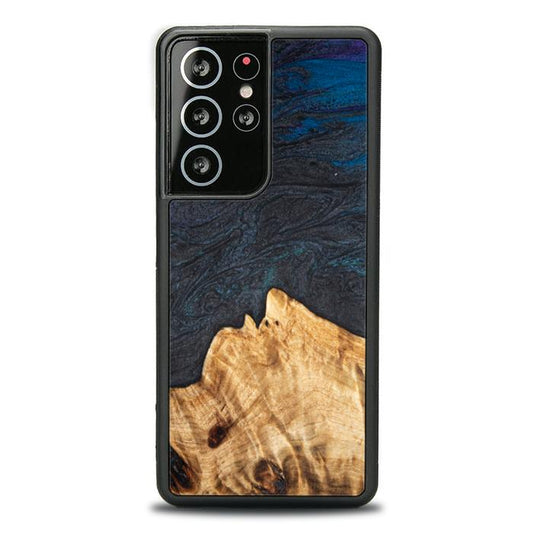 Samsung Galaxy S21 Ultra Handyhülle aus Kunstharz und Holz - Synergy#C5