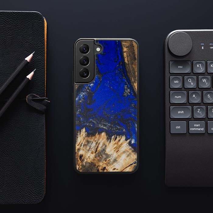 Samsung Galaxy S22 Plus Resin & Wood Phone Case - SYNERGY#176