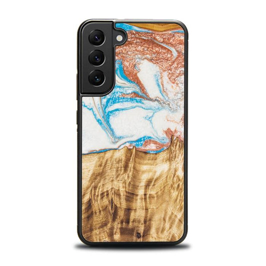 Samsung Galaxy S22 Plus Handyhülle aus Kunstharz und Holz - SYNERGY#47