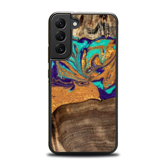 Samsung Galaxy S22 Plus Resin & Wood Phone Case - SYNERGY#A122