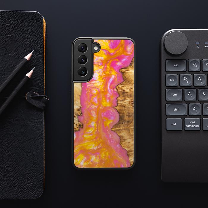 Samsung Galaxy S22 Plus Etui na telefon z żywicy i drewna - SYNERGY#A20