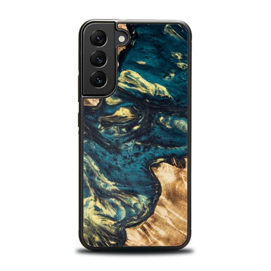 Samsung Galaxy S22 Plus Handyhülle aus Harz und Holz - SYNERGY#A98