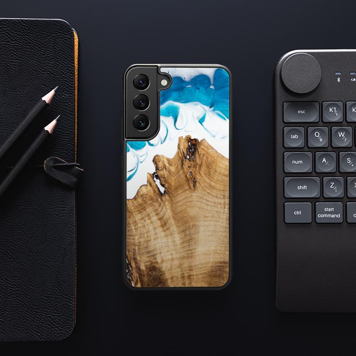 Samsung Galaxy S22 Plus Etui na telefon z żywicy i drewna - SYNERGY#C41