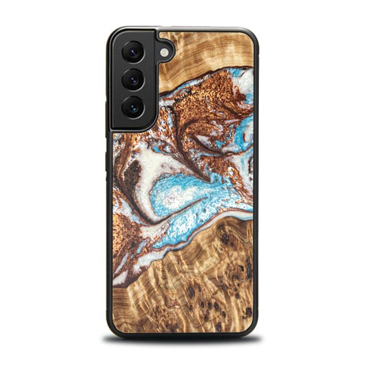 Samsung Galaxy S22 Plus Etui na telefon z żywicy i drewna - Synergy#B11
