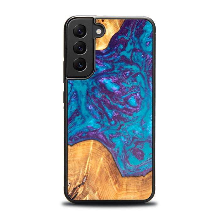 Samsung Galaxy S22 Plus Etui na telefon z żywicy i drewna - Synergy#B28