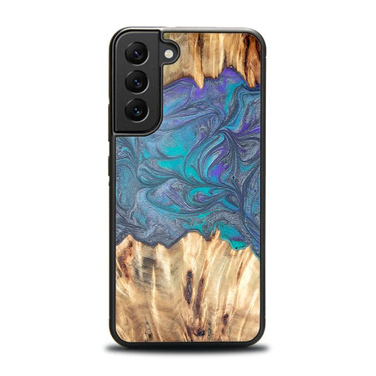 Samsung Galaxy S22 Plus Handyhülle aus Harz und Holz - Synergy#D107