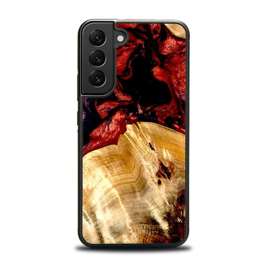 Samsung Galaxy S22 Plus Handyhülle aus Harz und Holz - Synergy#D117