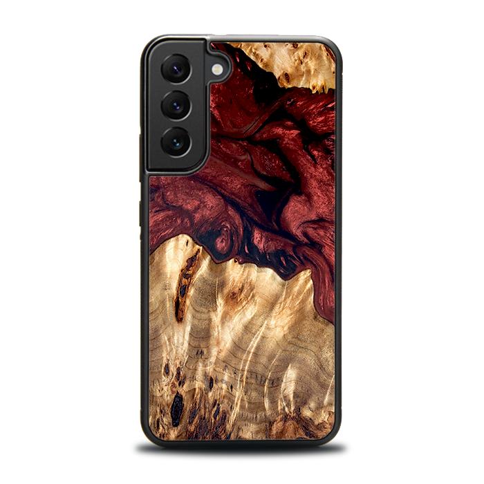 Samsung Galaxy S22 Plus Etui na telefon z żywicy i drewna - Synergy#D121