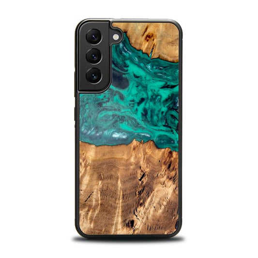 Samsung Galaxy S22 Plus Etui na telefon z żywicy i drewna - Synergy#D133
