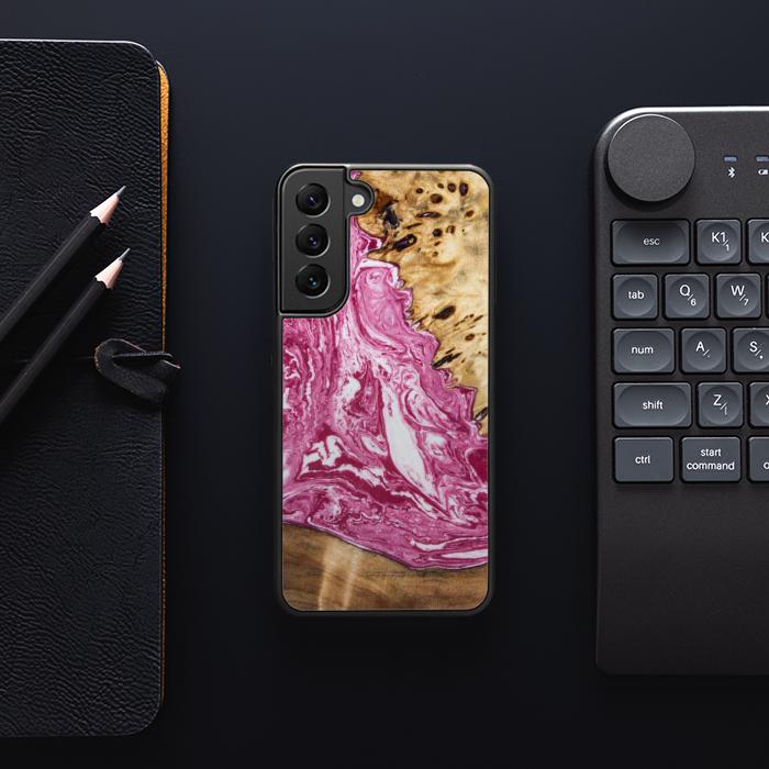 Samsung Galaxy S22 Resin & Wood Phone Case - Synergy#129