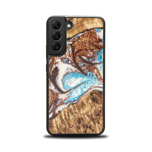 Samsung Galaxy S22 Resin & Wood Phone Case - Synergy#B11