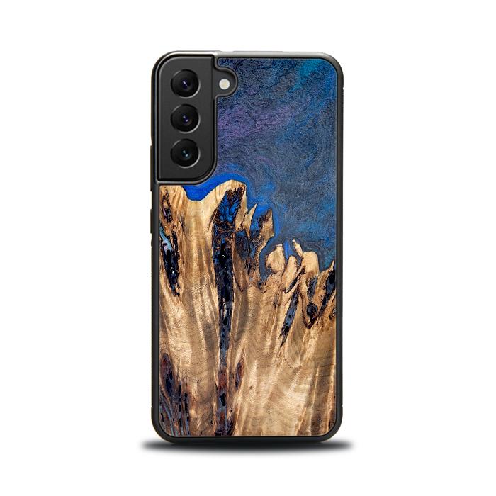 Etui na telefon Samsung Galaxy S22 wykonane z żywicy i drewna - Synergy#D120