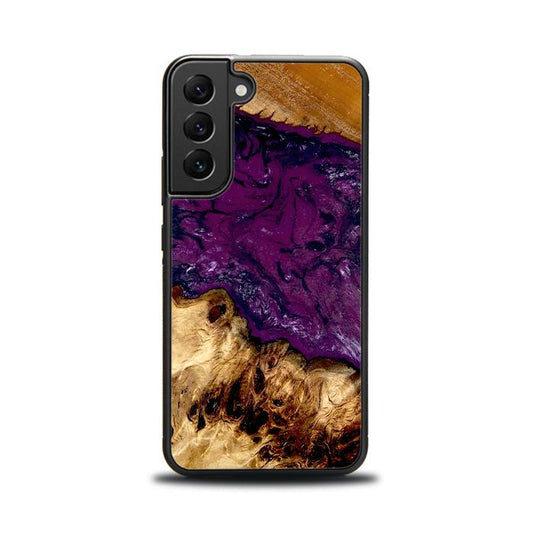 Samsung Galaxy S22 Handyhülle aus Harz und Holz - Synergy#D134