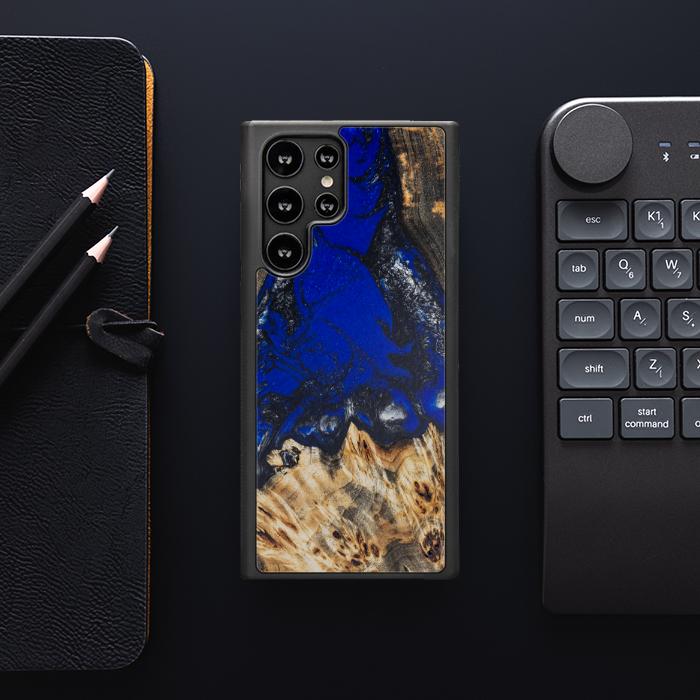 Samsung Galaxy S22 Ultra Etui na telefon z żywicy i drewna - SYNERGY#177