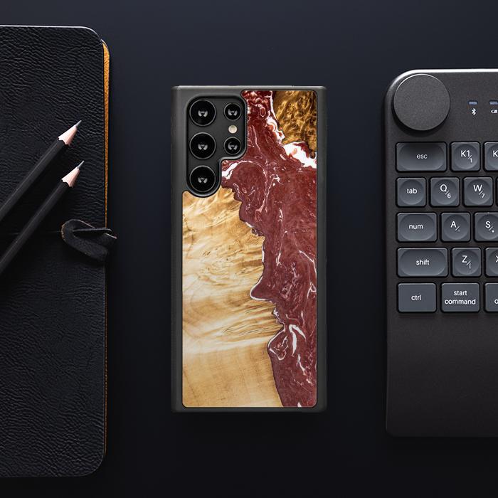 Samsung Galaxy S22 Ultra Etui na telefon z żywicy i drewna - SYNERGY#316