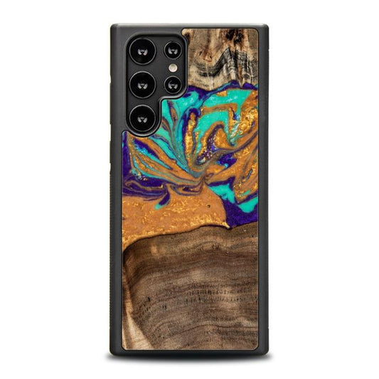 Samsung Galaxy S22 Ultra Resin & Wood Phone Case - SYNERGY#A122