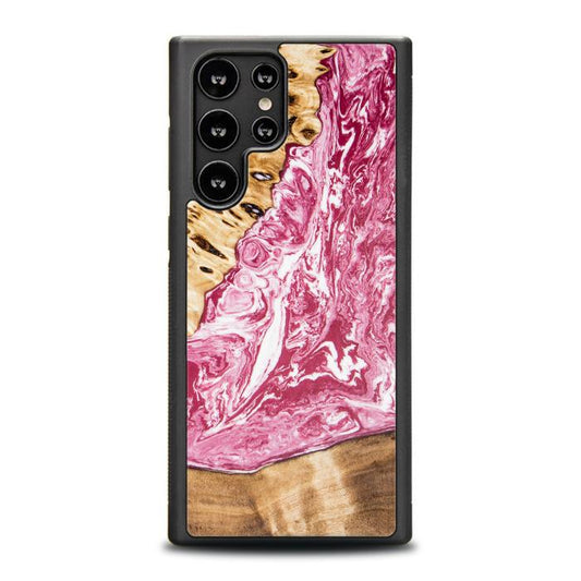 Samsung Galaxy S22 Ultra Etui na telefon z żywicy i drewna - SYNERGY# A99