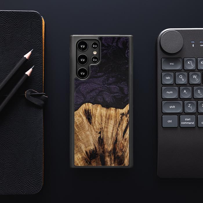 Samsung Galaxy S22 Ultra Etui na telefon z żywicy i drewna - SYNERGY#C31